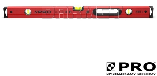 Pro Poziomica 80CM ze wskaźnikami poziomu i pionu PRO800 ENDURANCE - (3-01-01-B1-080) PRO