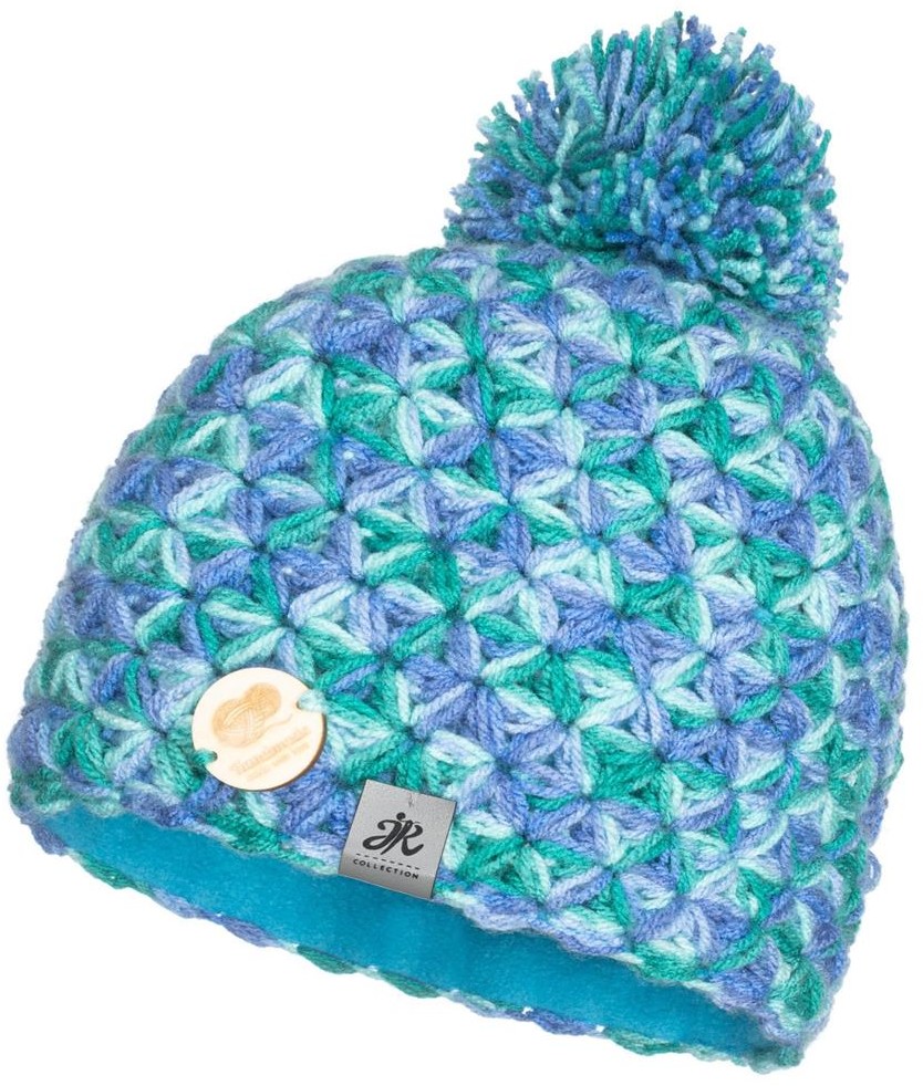 Ciepła czapka zimowa z pomponem Handmade