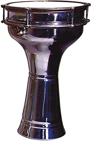 VATAN VATAN 105 Darbuka, tureckie aluminium rozmiar duża średnica 23 cm szary 105