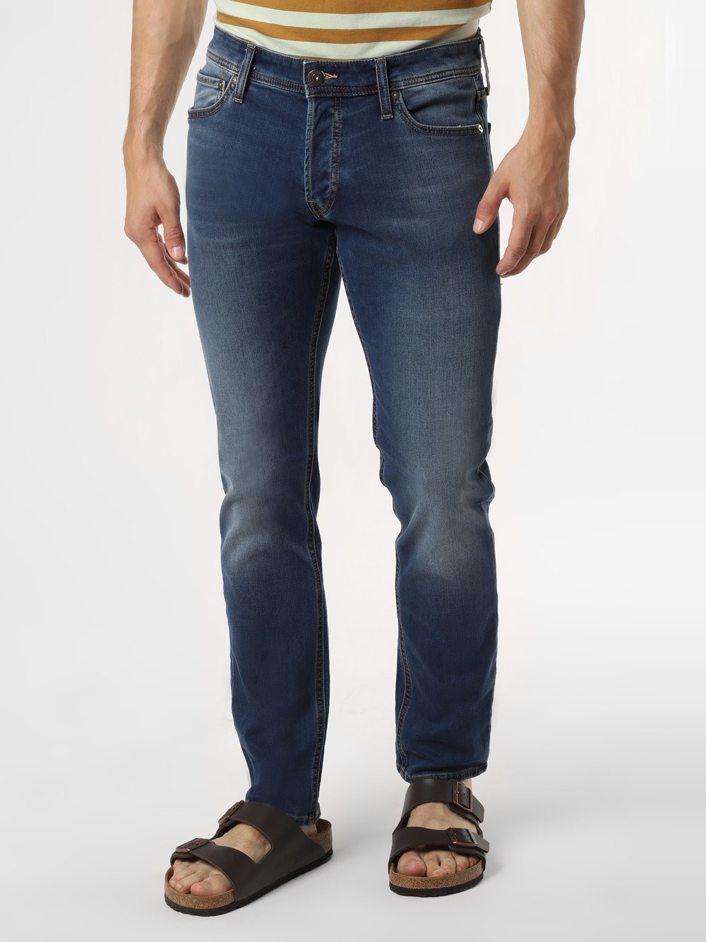 Jack & Jones Jeansy męskie Glenn, niebieski