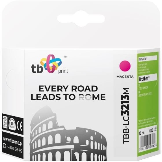 Brother tb print TB Print Tusz do DCP-J722DW Magenta TBB-LC3213M 100% nowy ERTBPB00LC3213M