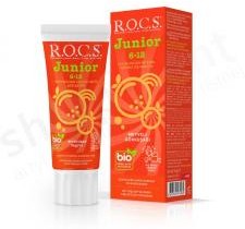 R.O.C.S. BIO Junior Fruity Rainbow (Owocowa tęcza) - owocowa pasta do zębów dla dzieci bez fluoru 6-12 lat - 60 ml 0000004584