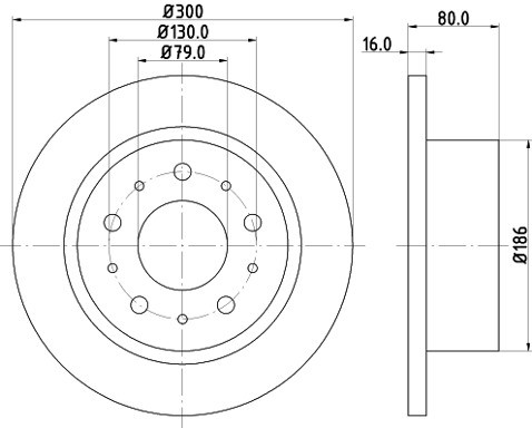HELLA PAGID Tarcza hamulcowa PAGID 8DD355113-731
