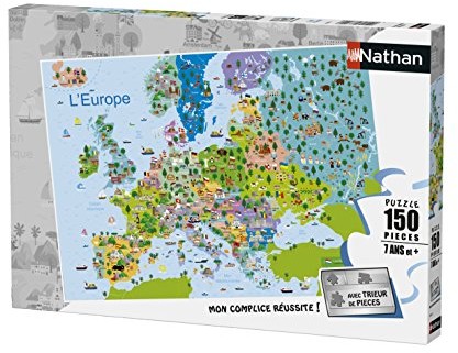 Nathan 86835 puzzle mapa Europy 150-częściowy 86835