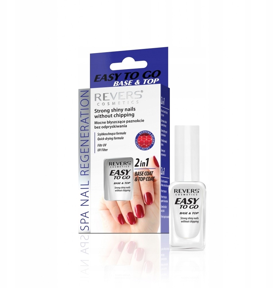 Rewers 2w1 base coat /top do paznokci
