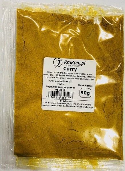 KruKam Curry indyjskie 50g