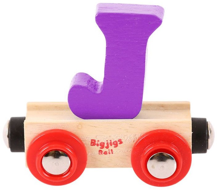 Bigjigs Toys Wagonik literka J