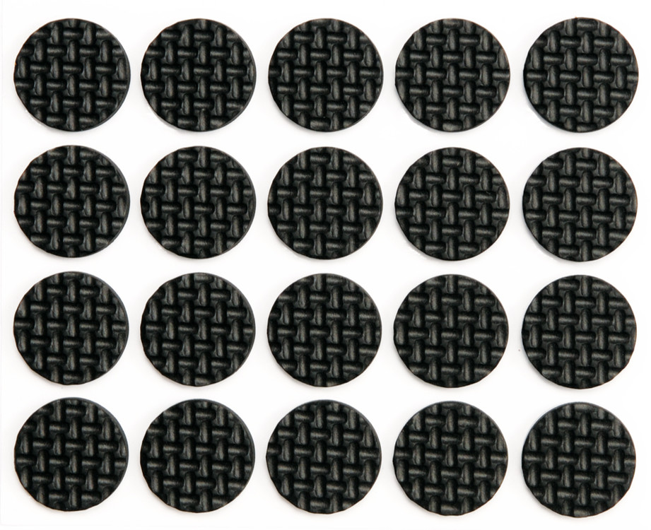 Vorel Podkładki antypoślizgowe 20 mm czarne 20 sztuk 74818