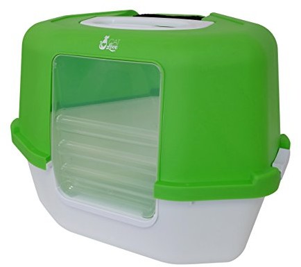 Catlove Cat Love Ecktoilette, 56x45x43,5cm, zielony