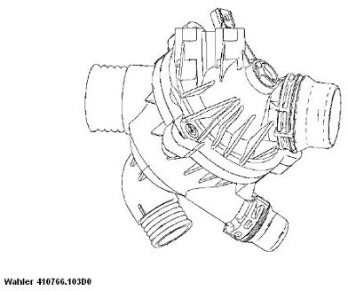 Wahler Termostat ukadu chodzenia 410766.103D0