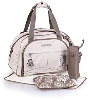 Okiedog Torba do przewijania Dahoma - beżowa/szara OK28120