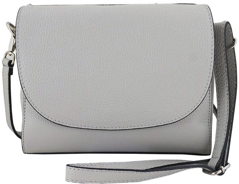 Barberini's Torebka listonoszka damska - Barberini's - Szara jasna 538-8