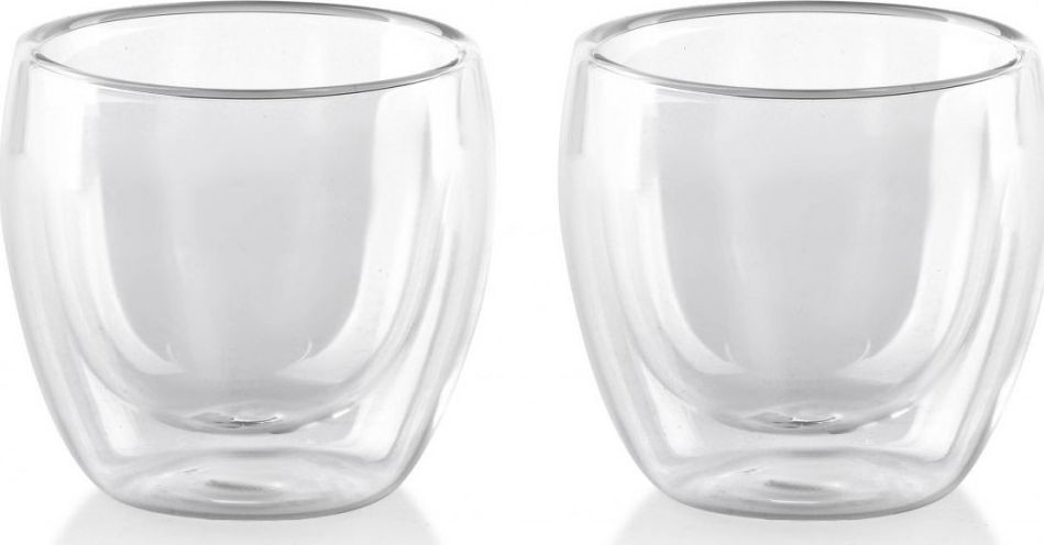 Lumarko Lumarko Lumarko Peter Komplet 2 Szklanek 300ml Podwójne Ścianki  przezroczysty