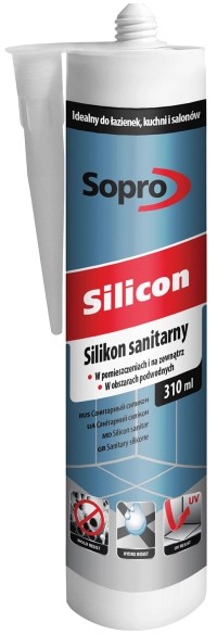 Sopro Silikon sanitarny 310 ml heban 069