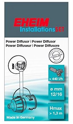 Eheim 4004651 zestaw 2 i dyfuzor do instalacji na wąż o średnicy 12/16 MM i 16/22 MM