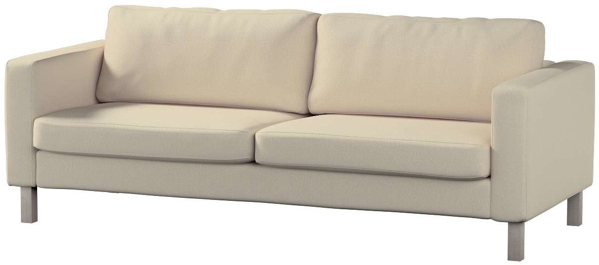 Dekoria pl pl Pokrowiec na sofę Karlstad rozkładaną kremowy szenil 224 x 89 x 64 cm Chenille 1017-702-22