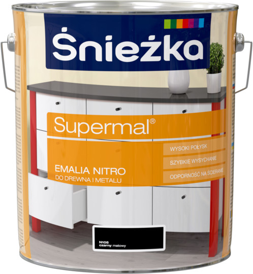 ŚNIEŻKA Supermal Emalia Nitro mat 10 L