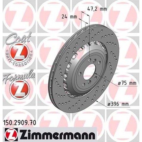 Zimmermann Tarcza hamulcowa 150.2909.70