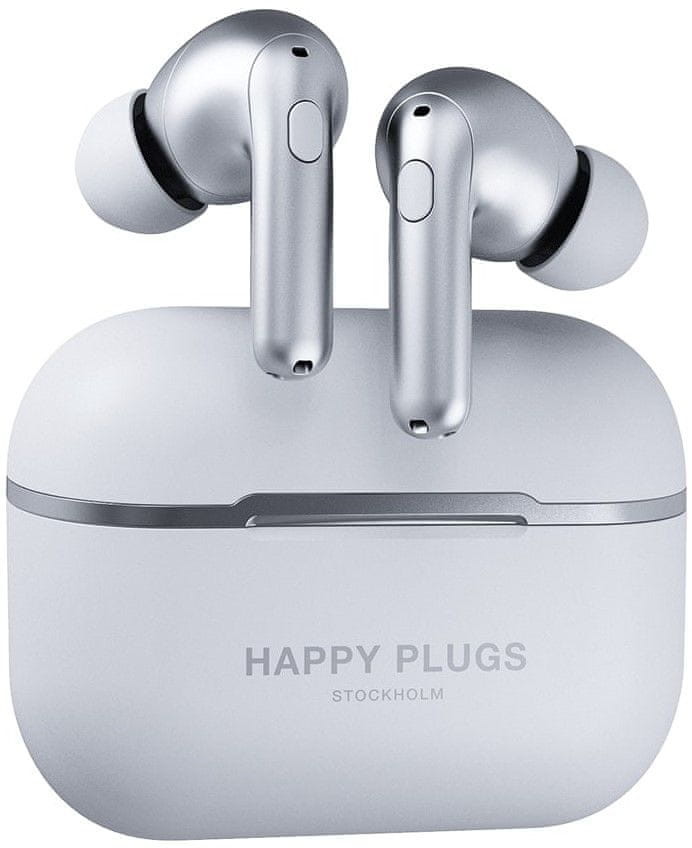 Happy Plugs Air 1 Zen srebrne