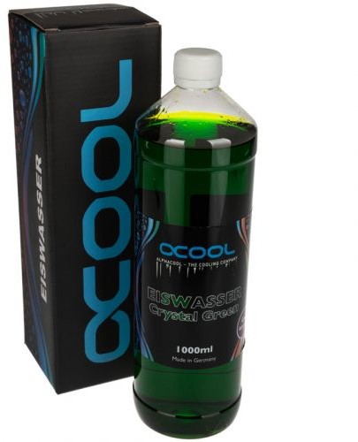 Alphacool ice water Crystal Green Aktywny UV 1000 ml gotowej mieszanki - zielony WAZU-898