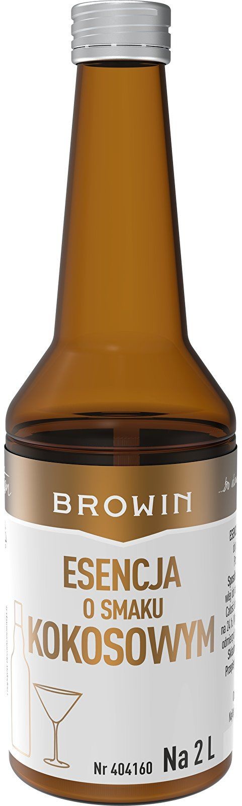 Browin Esencja Gold o smaku kokosowym na 2 L - 40 ml