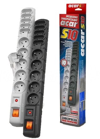Acar S10 10 gniazd 3.0m |  W0129