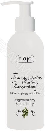 Ziaja Regenrujący krem do rąk Tamaryndowiec z zieloną Pomarańczą 200ml 5901887037187