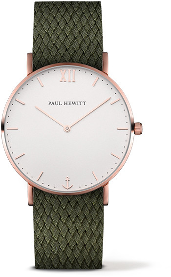 Фото - Наручний годинник Paul Hewitt Zegarek  PH-SA-R-ST-W-20M Sailor Line Rose Gold White Green - N 