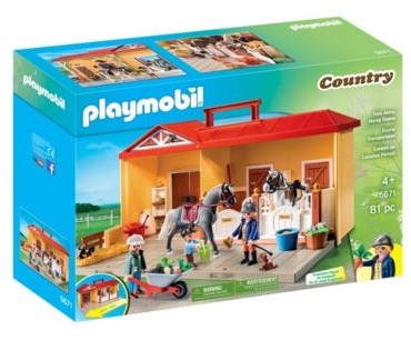 Playmobil Nowa przenośna stajnia