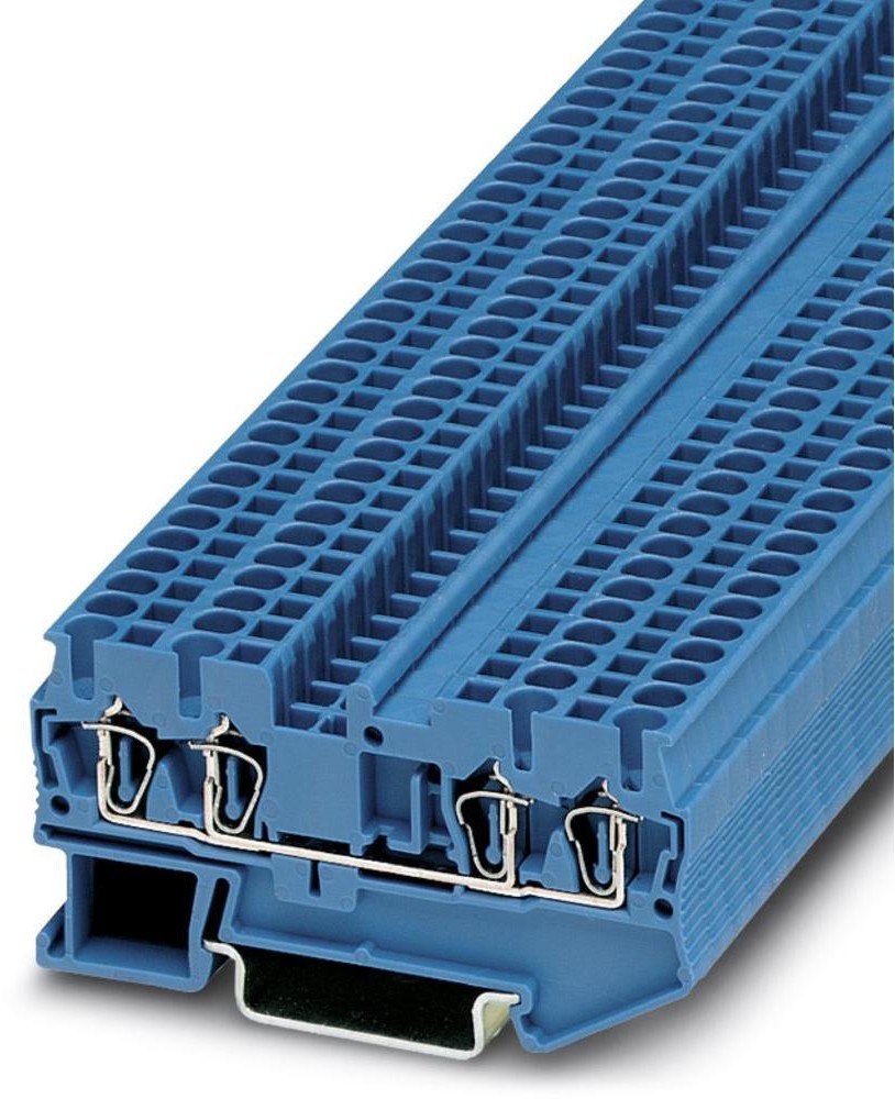 Phoenix Contact Listwy zaciskowe przepustowe ST 2 5-QUATTRO BU ST 2 5-QUATTRO BU Phoenix Contact 3031319 niebieski Zawartość 50 szt ST 2 5-QUATTRO BU