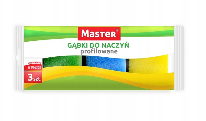 Master Gąbki Do Naczyń Profilowane (3SZT)