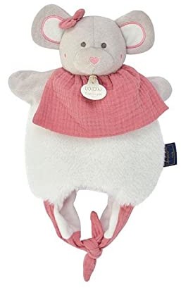 Doudou et Compagnie Doudou et Compagnie - Mysz na mysz - Torba na poduszkę - Różowa - 30 cm - DOUDOU AMUSETTE - DC3827 DC3827