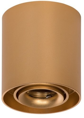 Leddom Oprawa sufitowa spot tuba natynkowa BORK R śr. 11,5cm złoty - złoty 457440