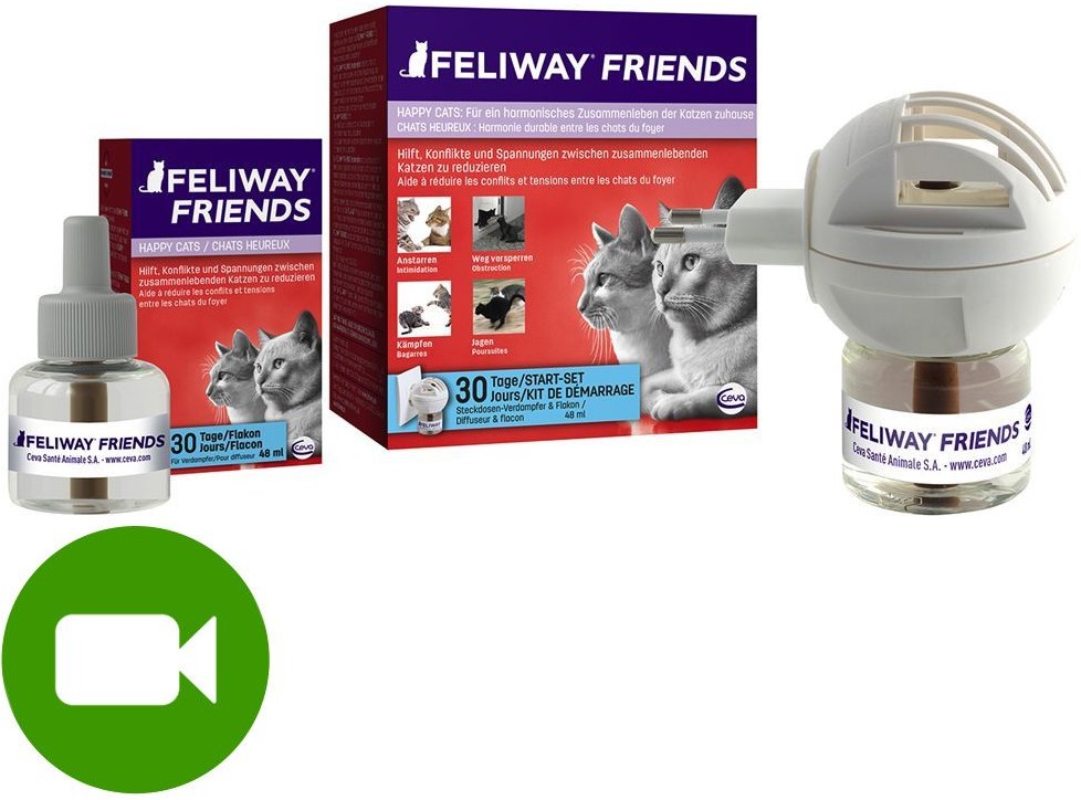 Feliway Friends dyfuzor z feromonem C.A.P 2 flakoniki 48 ml bez dyfuzora)
