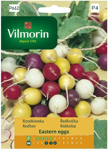 Vilmorin Nasiona rzodkiewka Easter Eggs mix