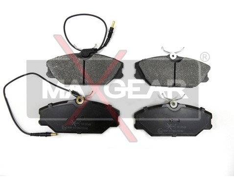 MaxGear Zestaw klocków hamulcowych, hamulce tarczowe 19-0548