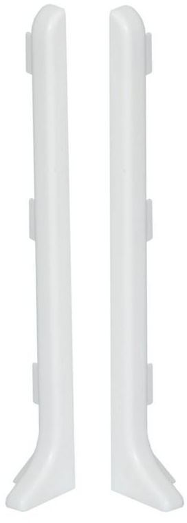 Cezar Zaślepka listwy cokołowej 5.9 mm Biały mat 2szt Ceazr