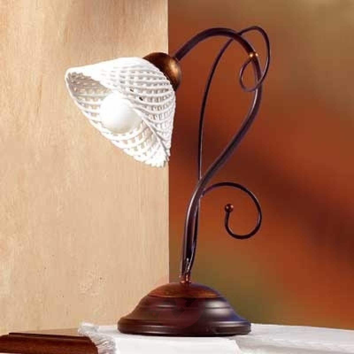 CERAMICHE Piękna Lampa stołowa RETINA