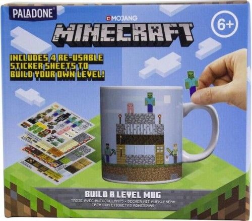 Microsoft Kubek Minecraft + 4 arkusze naklejek