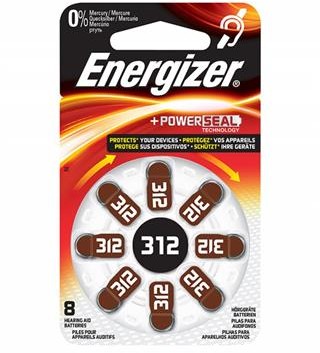 Zdjęcia - Bateria / akumulator Energizer 8 x baterie do aparatów słuchowych  312 