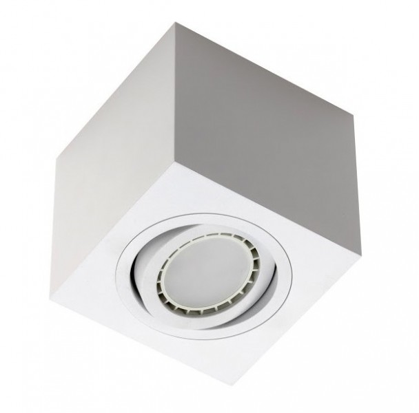 Light&More LM P 901 WH PLAFON NOWOCZESNA LAMPA SUFITOWA OPRAWA NATYNKOWA 12 CM ALUMINIUM BIAŁY ES111 LED LM P 901 WH