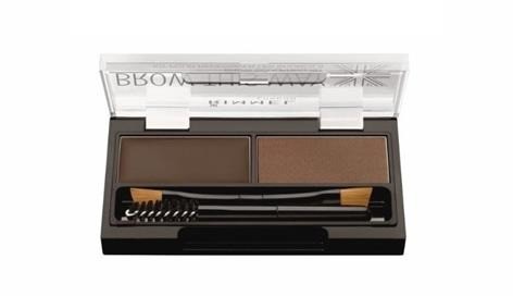 RIMMEL Brow This Way Brow Sculpting Kit zestaw do konturowania brwi 003 Dark Brown 1,3g 45730-uniw