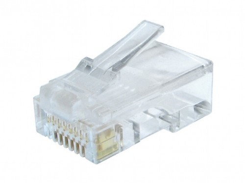 Gembird Wtyk sieciowy 8P8C dla kabli sieciowych (drut) LC-8P8C-002/10