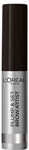 L'Oréal Paris Brow Artist Plump & Set 109 Ebony, brązowy żel do brwi, dla zdefiniowanych i gęstszych brwi, 1 sztuka