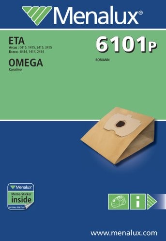 Menalux 6101 P, 5 worków do odkurzacza 2043493