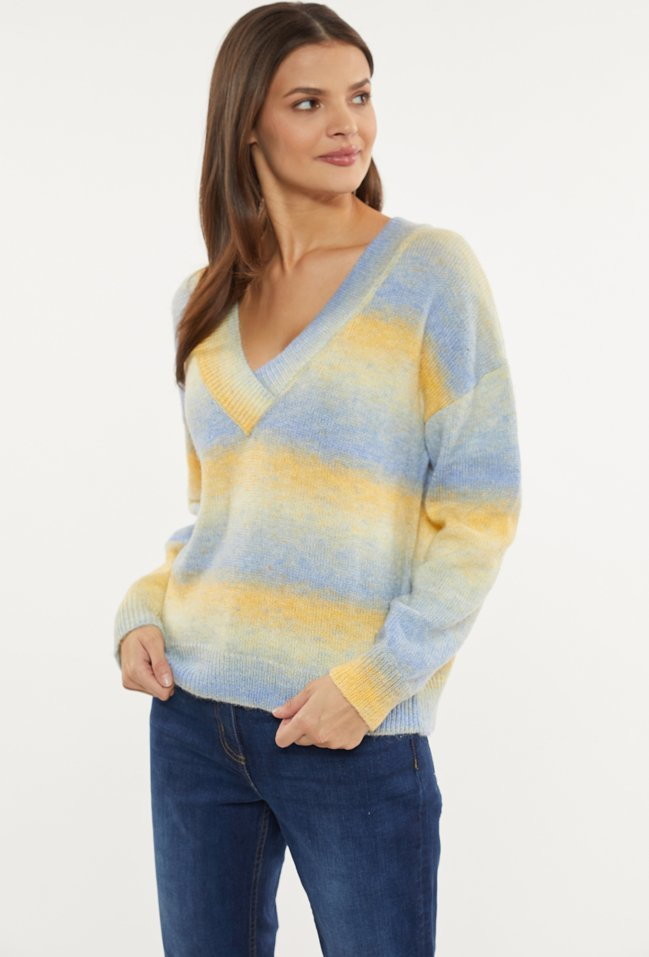 Monnari Sweter damski w pastelowe kolory -