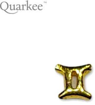 Quarkee Quarkee 22K Gold Zodiac Sign Gemini / Bliźnięta znak zodiaku