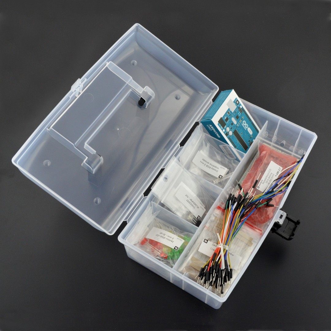 Arduino Botland StarterKit rozszerzony - z modułem Uno WiFi ABX00021 + Box ARD-14163