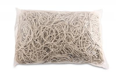 OFFICE PRODUCTS Gumki recepturki OFFICE PRODUCTS, średnica 60mm, 1,5x1,5mm, 60% kauczuku, 1000g, zgrzewka, białe 18106019-14