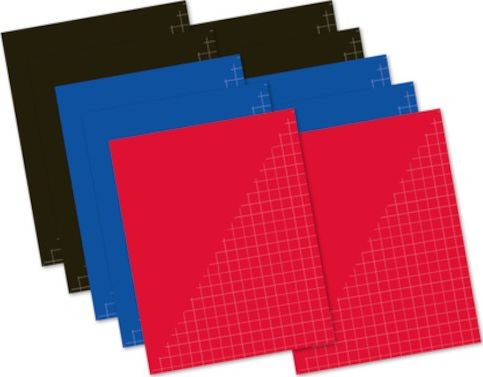 zeszyt A5 papier w linie czarny/niebieski/czerwony 10 szt twm_973866